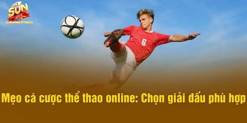 Mẹo cá cược thể thao online: Chọn giải đấu phù hợp